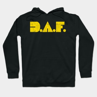 D.A.F. ::: Retro Style Fan Design Hoodie